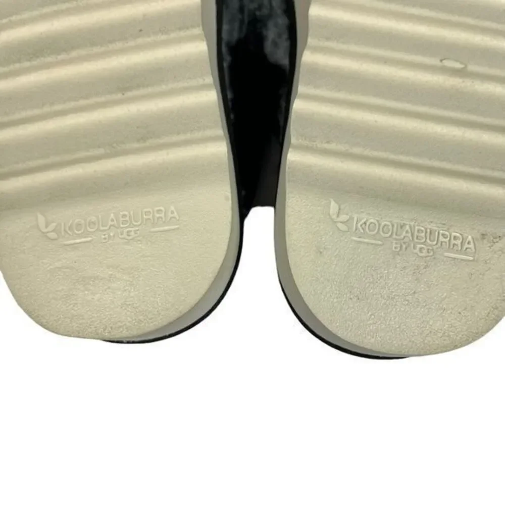 Koolaburra by UGG Fuzz'd‎ Out Adjustable Slide Sandals Womens Size 8